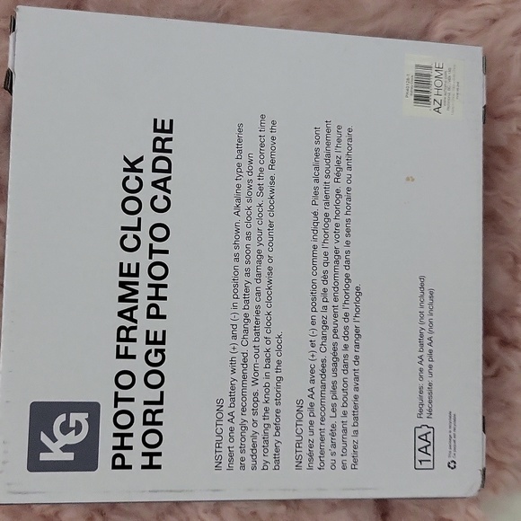 Brand New AZ HOME PHOTO FRAME CLOCK - Picture 2 of 4